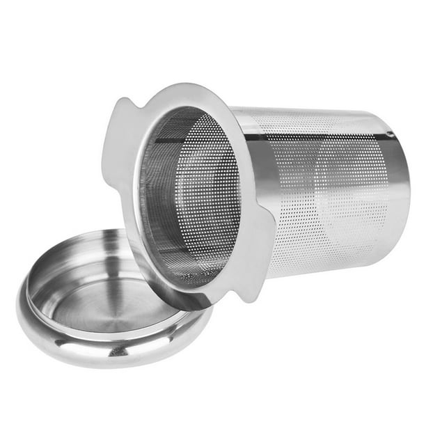 Tea Infuser Stainless Steel with Lid as Drip Tray Brew Mug Tea Strainer Economic